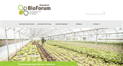 Desktop Screenshot of bioforumvlaanderen.be